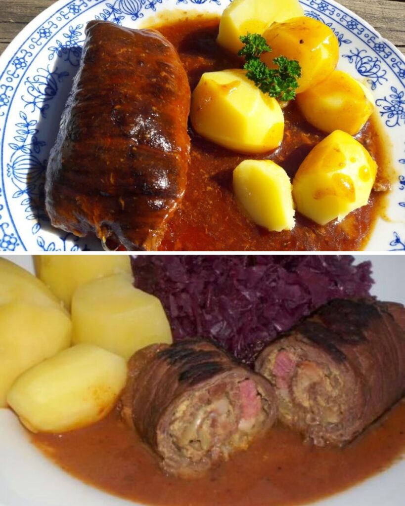Rinderrouladen mit Salzkartoffeln – Ein herzhaftes Festmahl - Ricette e ...