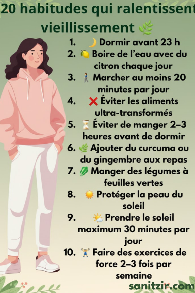 20 habitudes qui ralentissent le vieillissement - Ricette e Consigli